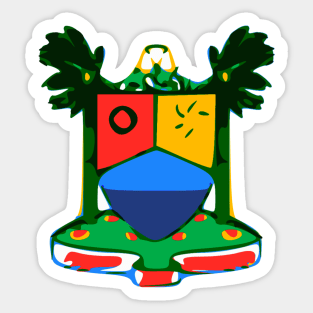 Lagos Nigeria Flag Decal Sticker